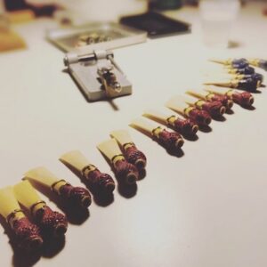 低音管竹片照片