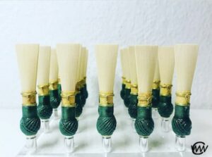 低音管竹片綁線照